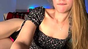 teen fingers her tight pink pussy until soaking wet orgasm hits hard