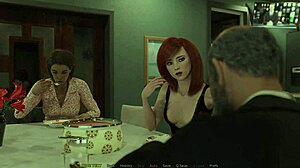 casey flashes her shaved redhead pussy on public outdoor path play