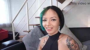 White Brazilian Beauty Queen Kimi Balls-Deep Analed by Huge Black Cock Dirty Talk