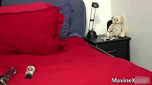 Layla Lust, did Maxine X catch you fingering that wet pussy in lingerie?