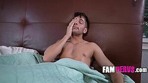 Step Dad Watches While His Wife Secretly Blows Me Under the Blanket