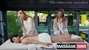 Can Nancy A Resist Hailey Sanders Tiffany Tatum Wet Massage?