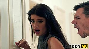 I feel so naughty sneaking around on my boyfriend right next door with this older guy