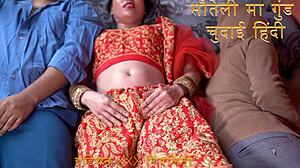 Indian stepmom pussy pounded by stepson in dirty hindi talk