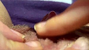 Huge Clit Close-Up Rubbing Leads to Intense Squirting Orgasm