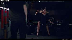 tiny girl rides massive cock in femdom cowgirl until she craves more