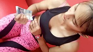 paying horny peruvian neighbor teen for wet shaved pussy doggystyle