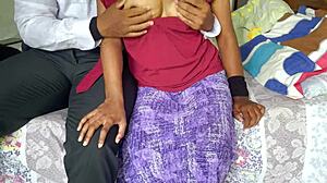 Stepfather sneaks into room for secret fingering and pussy licking session