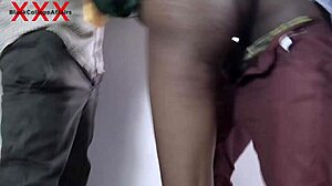 Best Homemade Ebony Teen Gets Petite Pussy Licked And Fucked Hard In School Backyard Garden