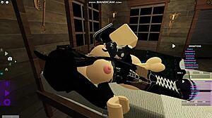 emo chick take my cock deep in your pussy on this bed!