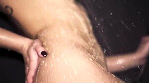 Alice Kelly fingers erotic shaved pussy and natural tits to teen orgasm