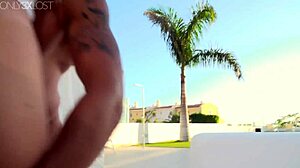 Melody teen bent over outdoor doggystyle deepthroat cumshot facial shaved pussy