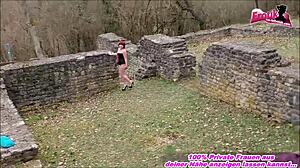 German Redhead Teen Hooker Sucks For Cash Then Takes Outdoor Facial Cumshot?