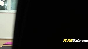 i tried yoga but ended up licking pussy in a dirty european threesome cunilingus fest