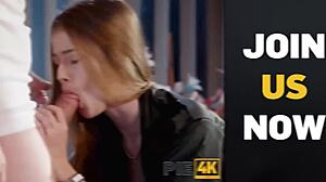 daddy watches hot girlfriend quietly cheat with father-in-law on tv!