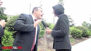 Fuck This Sexy News Reporter!