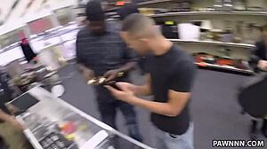 pawnstar hooks up with rockstar stud for hidden cash-fueled pounding