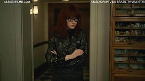 Retro assfucking with erotic anal licking and deep penetration