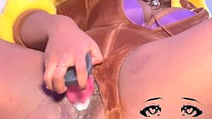 Lopunny cosplay pussy squirts wet after horny missionary fuck