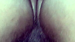 granny begged for cum on her fat ebony pussy during doggystyle pounding