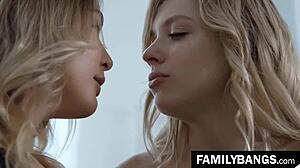 ⭐ Cute school stepsis blair williams and giselle palmer tribbing to female orgasm!