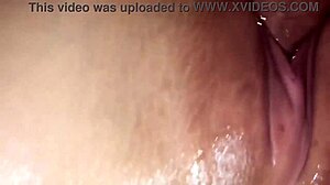 whoa, watch this skinny teen's wet pussy squirt in homemade creampie fuck