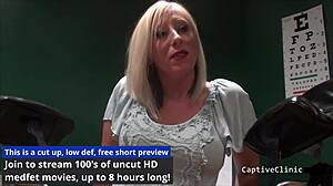 crystal frost interrogated choked gagged in nurse latex hospital