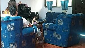 Spying Stepsis Fucked By Boyfriend!