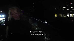 Fit Sandy Big Fake Tits Blonde Milf Bent Over for Raw Doggystyle Public Hookup