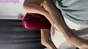 hey have you seen pamela sagaz that cheeky one around