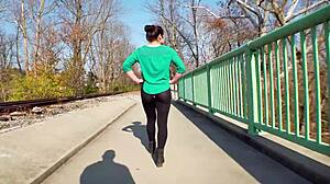 ripped leggings prank leads to wild public ass flashing