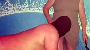 She ties up slave Ebed for foot worship and total BDSM submission games