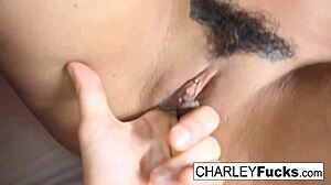 Charley Chase Guzzles Big Cock Before Hardcore Pussy And Tit Pounding Cumshot