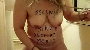 Slave endures uro belt torment