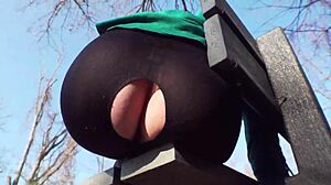 ripped leggings prank leads to wild public ass flashing