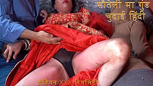 Indian stepmom pussy pounded by stepson in dirty hindi talk