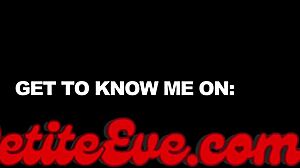 Petite Hispanic Teases Juicy Dildo Play