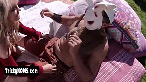 Sexy Druid Jessica Ryan Spreads for Ancient Breeding Ritual Pussy Fertilized with Thick Sperm