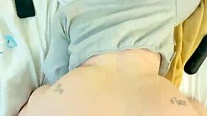 Favorite pawg with big ass bounces on muscular bodybuilder's monster black cock