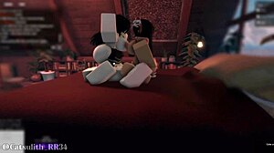 Intense Bent Over Doggystyle Threesome with Two Fans in Group Riding Session