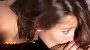 Milf seduces teen slut with intense pussy licking and fingering orgasm