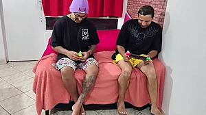 nerdy brothers dare stepsis sheer game leads hardcore win