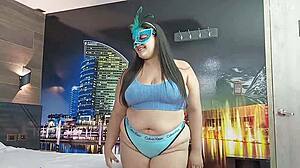 First Amateur Casting Curvy BBW Milf Big Tits Huge Ass Bedroom Interview Legs