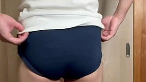 oh my tight swimsuit anal slave training hurts so good