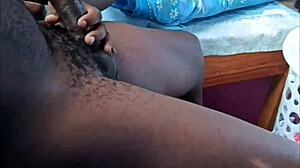 Real African Couple Delivers Massive Cumshot On Sheer Fabric Full Clip