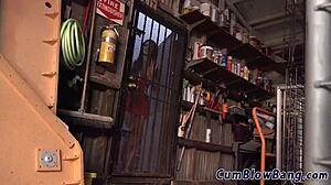 wanna see this milf gag on monster bbc in wild interracial blowbang bukkake finale?