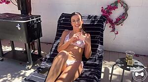 cheating wife rides bbc poolboy cock on sneaky work trip