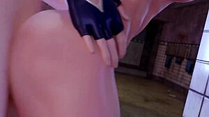 K Da Akali Big Tits Jiggle During Intense Bathroom Pounding Cumshot