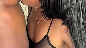 i cant stop as cute latina gf licks my nipples nonstop then sucks wild amateur fun