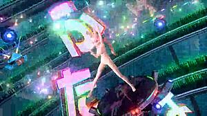 oh god megurine luka's huge tits an big ass in alien bunny costume got me so hard!!